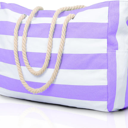 Beach Tote Bag Sandproof, Pool Bag and Gym Tote with Zip Top – image 26
