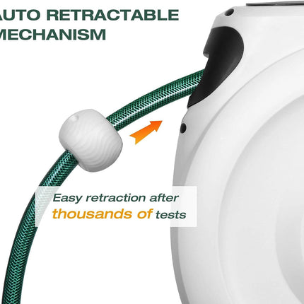 Retractable Hose Reel Wall Mount carry handle – image 7