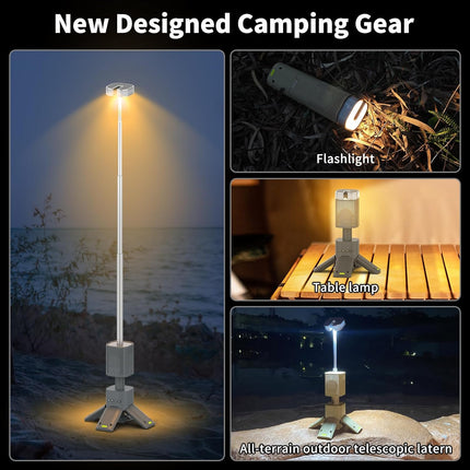 Telescopic Camping Light Rechargeable, Camping Gear – image 9
