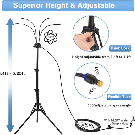 Outdoor Water Mister for Garden Hose Cooling – image 9