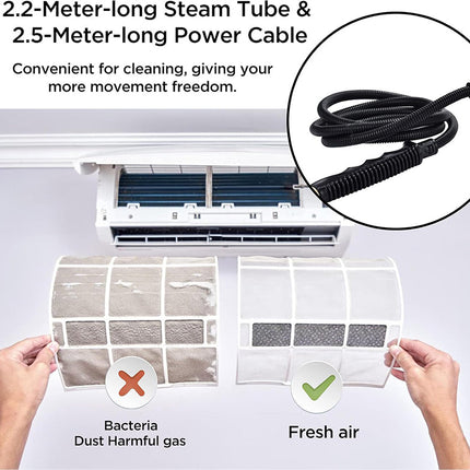 Handheld Steam Cleaner with 3 Brushes, Portable Steam Cleaner for Home and Kitchen – image 11