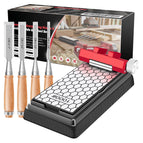 1 * Set + Emery Sharpening Stone + Chisel Set