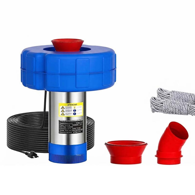 Pond Aerator Fountain, Floating Pond Fountain with Interchangeable Nozzles, Pond Pump 1 HP for Lake Water Circulation_01