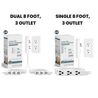 Single 8 foot + Dual 8 foot / 4 Pcs