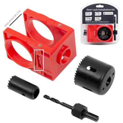 Door Lock Installation Kit, Door Lock Jig for Interior Wood Doors – image 9