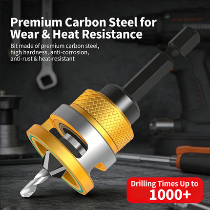 Countersink Drill Bit Set with Depth Stop, Woodworking Drill Bit for Screws – image 5