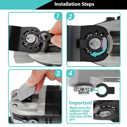 Oscillating Saw Blades, Power Tool Accessories for Wood and Metal – image 7