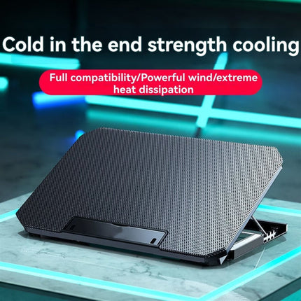 Gaming Laptop Cooling Pad with Fans, Adjustable Laptop Stand with USB Ports – image 6