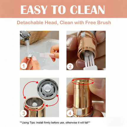Facial Hair Remover Trimmer, Electric Face Shaver for Upper Lip – image 12