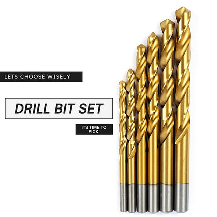 Twist Drill Bits 99 Piece, High Speed Steel Drill Bit Set for Metal – image 10