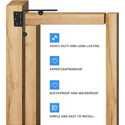 Anti Sag Gate Brace Kit, Fence Brackets for Wood Gates – image 7