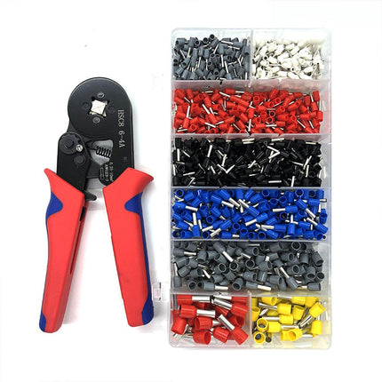 Ratchet Crimping Tool, Wire Crimping Tool Kit with Wire Connectors and Terminals – image 8