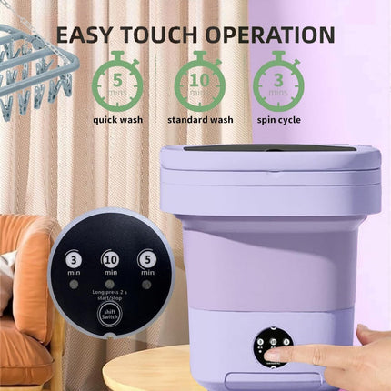 Portable Washing Machine, Small Portable Washer for Dorm and RV Travel – image 5