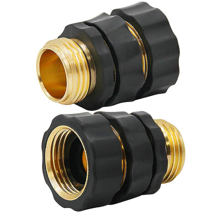 Garden Hose Quick Connector Set, 3/4 Inch Male and Female Hose Connector with Washers – image 7