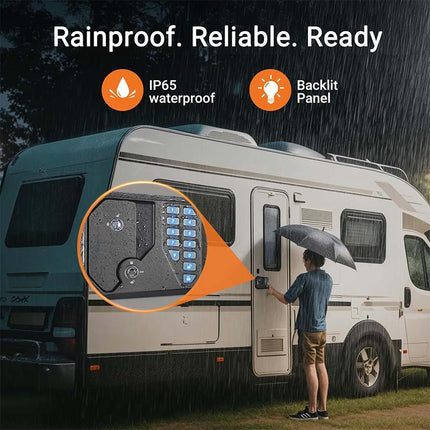 Keypad Door Lock for RV and Camper, Electronic Trailer Door Lock
