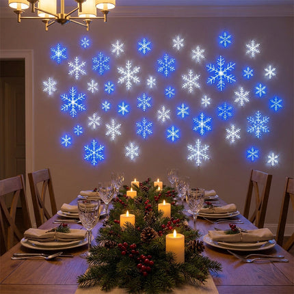 Snowflake Lights, Christmas Wall Decor – image 13