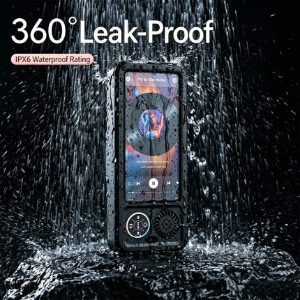 Shower Phone Holder with Speaker, Suction Cup Phone Holder with Touch Screen Cover – image 8