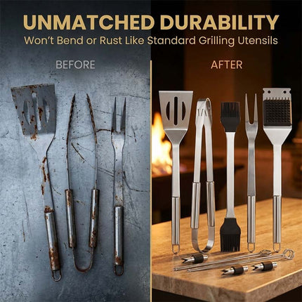 BBQ Grill Tool Set with Storage Bag – image 4