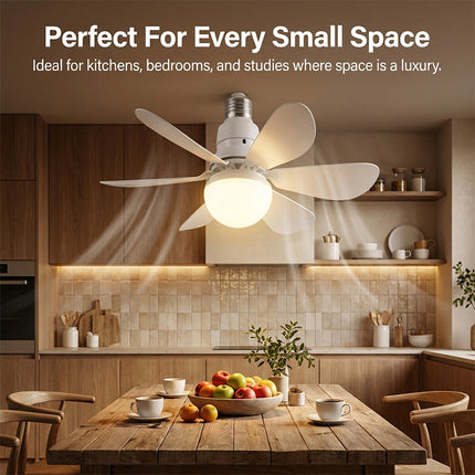 Low Profile Ceiling Fan Light, Modern Ceiling Fan with Remote and Dimmable LED – image 10
