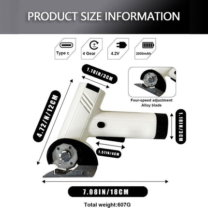 Electric Cardboard Cutter Cordless, Rechargeable Electric Scissors – image 8