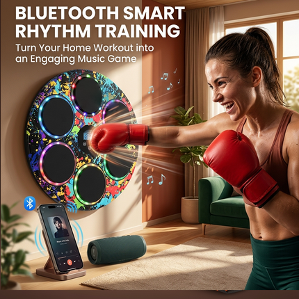 Music Boxing Machine with Bluetooth, Home Fitness Equipment – image 8