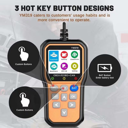 Professional OBD Scanner Car Diagnostic Tool, OBD Code Reader – image 7