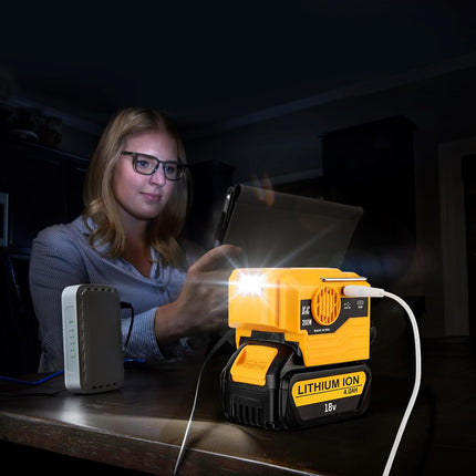 Power Inverter for DeWalt 20V Battery, DeWalt Battery Adapter to 120V – image 8