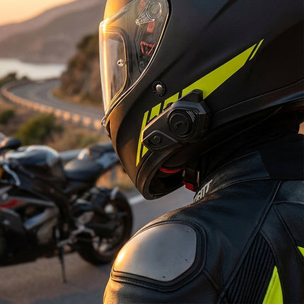 Motorcycle Communication System, Bluetooth Motorcycle Helmet Intercom System, Motorcycle Helmet Speakers with – image 13