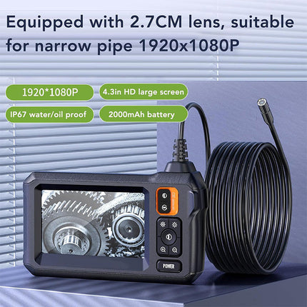 Borescope Camera, Waterproof Sewer Camera for Drain Pipes – image 7