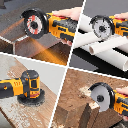 Cordless Angle Grinder, Mini Metal Grinder with Discs – image 8