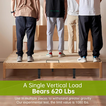 Adjustable Bed Support Legs 6 Pack, Bed Frame Support Legs with Swivel Base – image 8