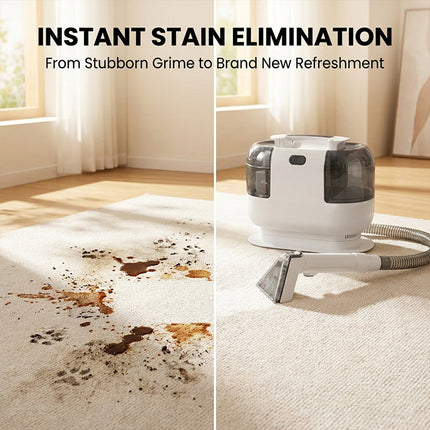Portable Carpet Cleaner Machine, Upholstery Cleaner with Dual Tanks – image 12