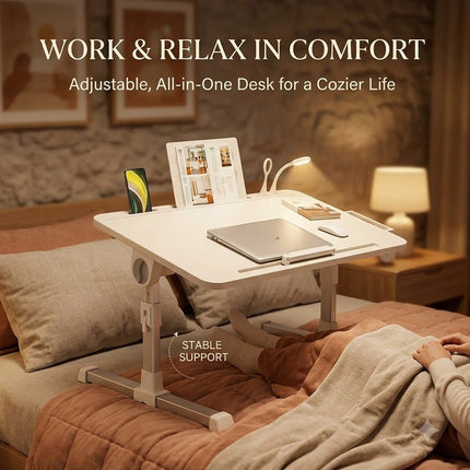 Lap Desk with Light and USB Fan