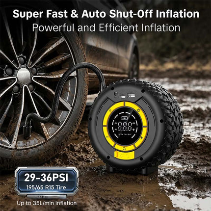 Portable Air Compressor for Car Tires, Bike Pump – image 8