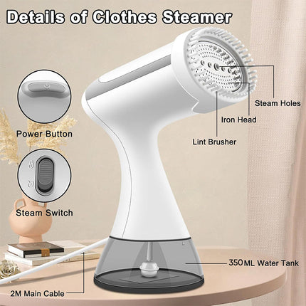 Handheld Clothes Steamer, Travel Steamer for Clothes – image 9