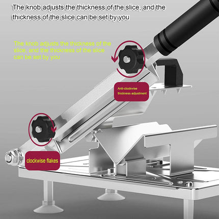 Manual Meat Slicer for Home, Frozen Meat Slicer for Beef and Lamb – image 11