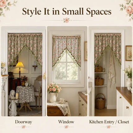 Sheer Curtains for Bedroom, Floral Lace Window Curtain 2 Panels – image 14