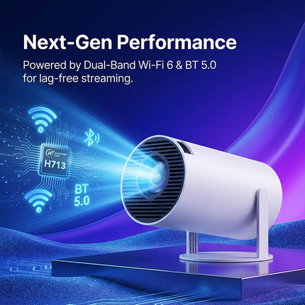 Portable Projector with WiFi 6 and Bluetooth, Mini Projector for Bedroom – image 8