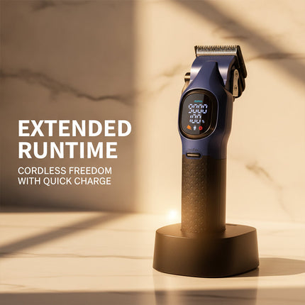 Professional Hair Clippers for Men, Cordless Barber Clippers with LCD Display, Mens Hair Cutter with Guide Combs – image 7