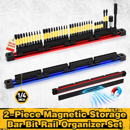 Magnetic Drill Bit Holder, Tool Organizer for Garage Storage – image 7