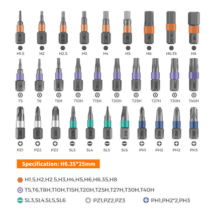 Screwdriver Set Ratchet Wrench 42 in 1, Hand Tools Kit for Home Repair – image 8