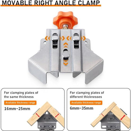 Corner Clamps for Woodworking, 90 Degree Right Angle Clamp with Adjustable Swivel Jaw – image 4