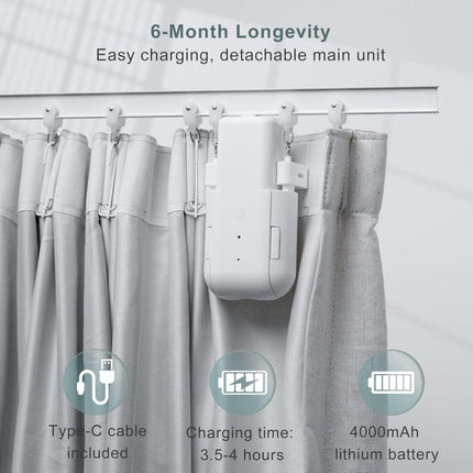 Automatic Curtain Opener with Remote Control, Electric Curtain Motor – image 6