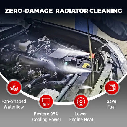 Radiator Cleaning Wand with Air and Water Modes, Radiator Flush Tool – image 7