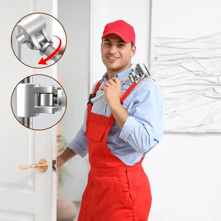Door Hinge Wrench Tool 90 Degree, Hinge Adjustment Tool – image 8