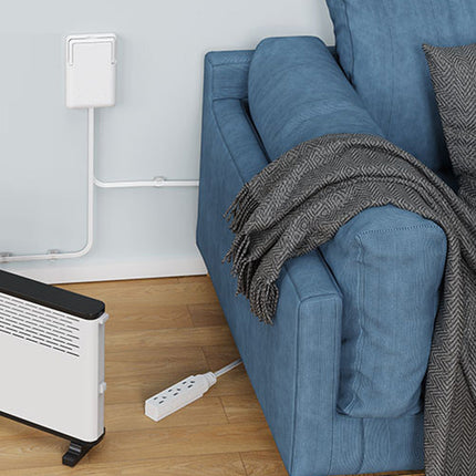 Flat Plug Power Strip, Outlet Cover and Adhesive Cord Clips – image 11