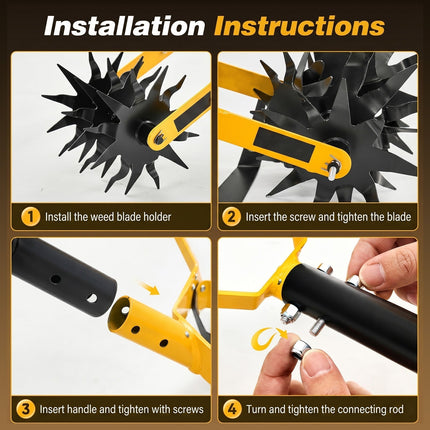 Hand Tiller Cultivator and Weeding Tool – image 7