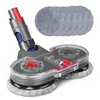 Electric Spinning Mop Head for Dyson V6 V7 V8 V10 V11, Vacuum Mop Attachment for Hard Floors with 6 Washable Pads 2