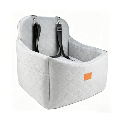 Dog Car Seats for Back Seat, Plush Dog Bed for Car with Non Slip Bottom – image 4