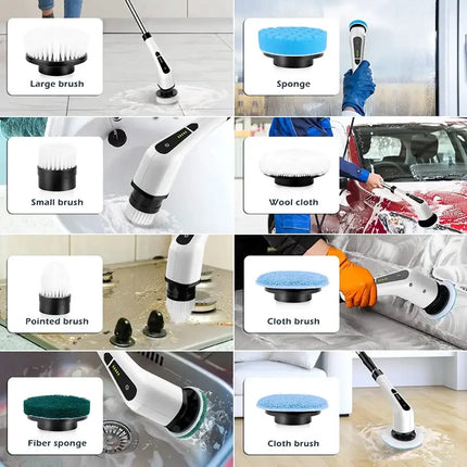 Replacement Brush Heads for Corners and Gaps, Car Seat Cleaning Brush